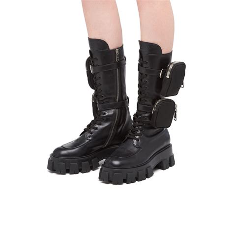 prada monolith short boots
